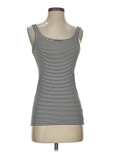 Pre-owned Theory Tank Top Black Strapless Neckline Tops