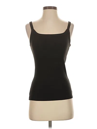 Pre-owned Theory Tank Top Black Strapless Neckline Tops