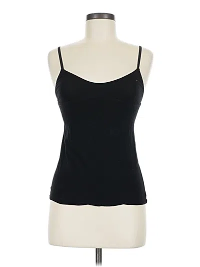 Pre-owned Theory Tank Top Black Strapless Neckline Tops