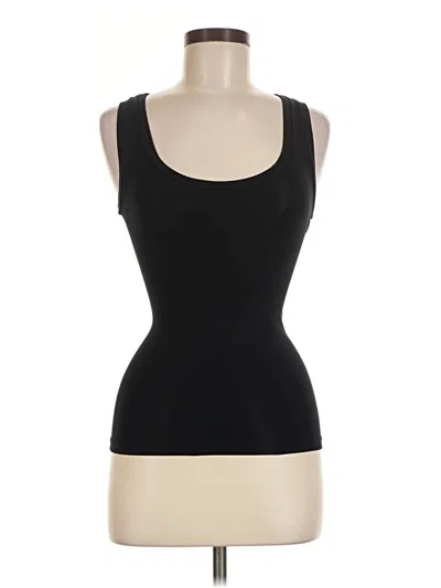 Pre-owned Theory Tank Top Black Strapless Neckline Tops