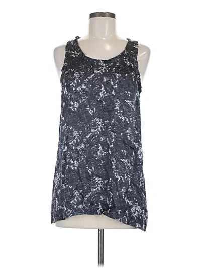 Pre-owned Theory Tank Top Gray Halter Neckline Tops