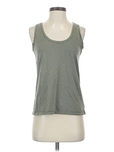 Pre-owned Theory Tank Top Gray Halter Neckline Tops