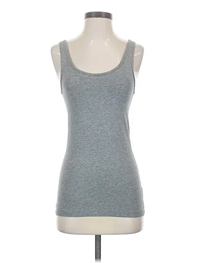 Pre-owned Theory Tank Top Gray Strapless Neckline Tops