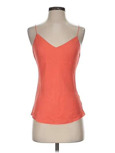 Pre-owned Theory Tank Top Orange Strapless Neckline Tops