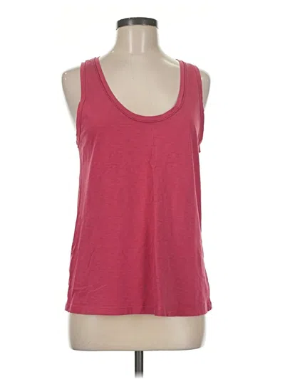 Pre-owned Theory Tank Top Pink Halter Neckline Tops