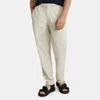 Theory Tapered Drawstring Pant In Recycled Nylon In Gray
