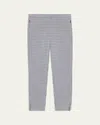 Theory Tapered High-rise Pants In Fog Multi