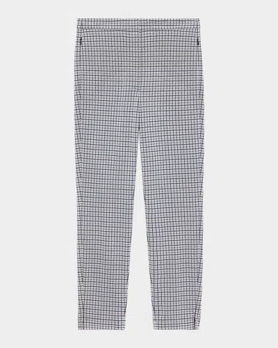 THEORY TAPERED HIGH-RISE PANTS