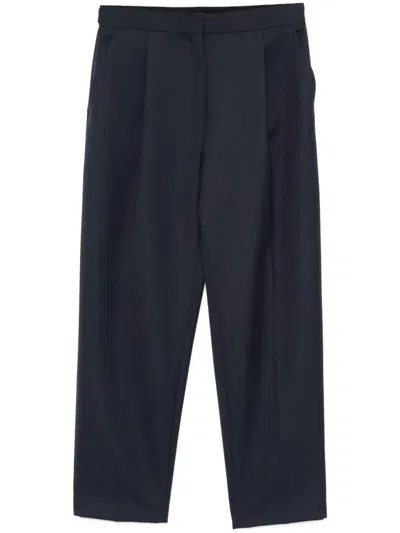 THEORY THEORY TAPERED HIGH-RISE TROUSERS
