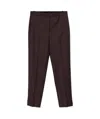 Theory Tapered Trousers In Black