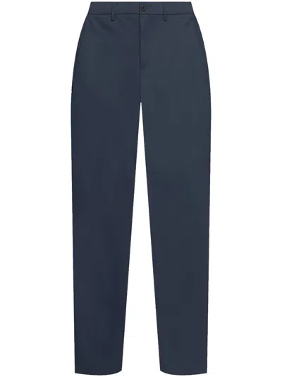 Theory Tapered Trousers In Blau