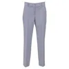 Theory Tapered Trousers In Light Blue Cotton In Blue
