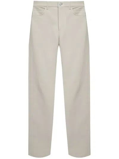 Theory Tapered Trousers In Nude