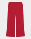 Theory Terena Cropped Wide-leg Pants