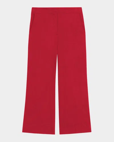 Theory Terena Cropped Wide-leg Pants