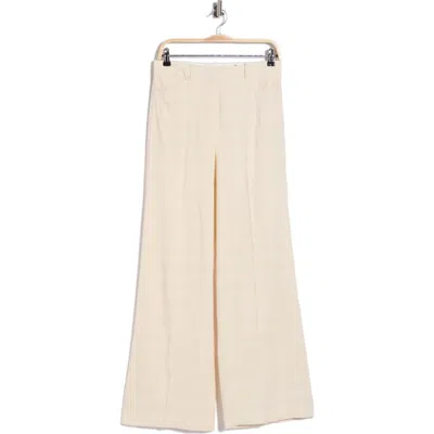 Theory Terena Linen Blend Pants In White
