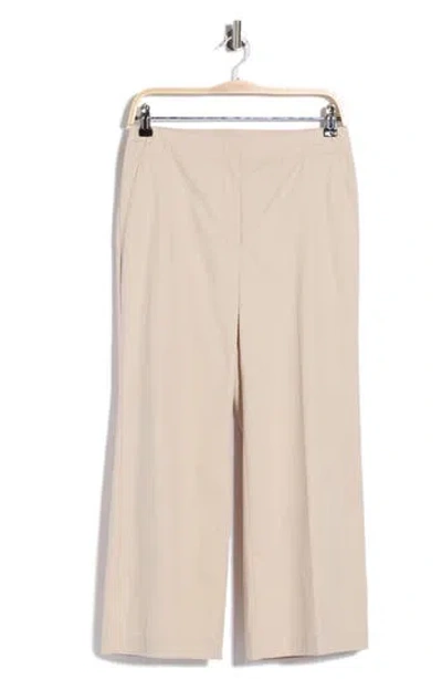 Theory Terena Stretch Cotton Pants In Brown
