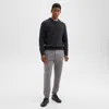 Theory Terrance Jogger In Precision Ponte In Soft Grey