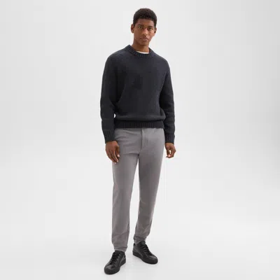 Theory Terrance Jogger In Precision Ponte In Soft Grey