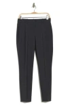 Theory Testra Stretch Virgin Wool Blend Pants In Charcoal