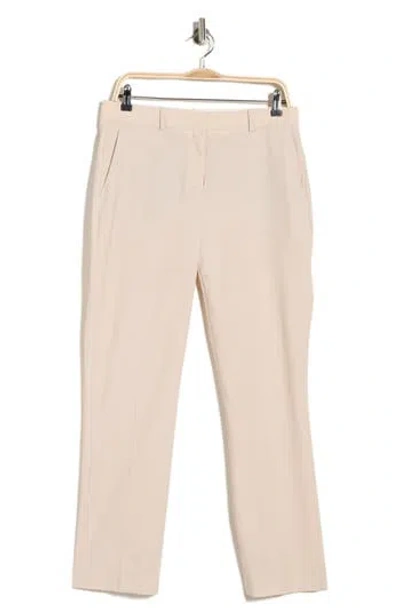 Theory Testra Stretch Wool Dress Pants In Pink