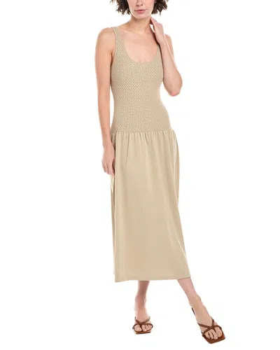 THEORY THEORY TEXTURED BLEEKER MIDI DRESS