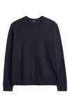Theory Riland Crewneck Sweater In Baltic