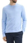 Theory Textured Crewneck Sweater In Clear Sky