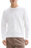 Theory Riland Crewneck Sweater In White