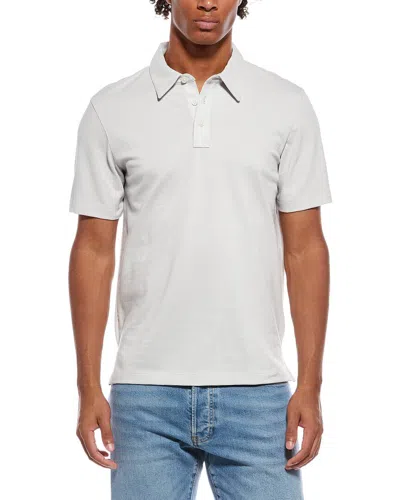 Theory Textured Polo Shirt In Multi
