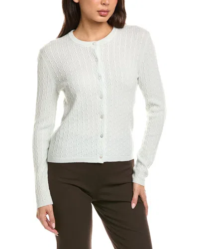 Theory Textured Pullover Sweater In White