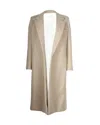 Theory The Row Demi Trench Coat In Brown Wool In Brown