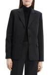 Theory 3-button Stretch Tailored Jacket In Black