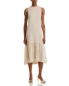 Theory Sleeveless Wool Blend Midi Dress