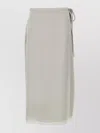 Theory 'tie Wrap' High Waist Midi Skirt