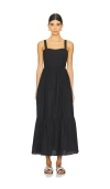 Shop Theory Tiered Dress In Black