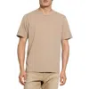 Theory Short Sleeve Crewneck Tee In Neutral