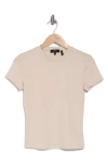 Theory Tiny Apex Organic Pima Cotton T-shirt In Canvas