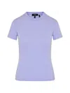 Theory Tiny Slub-texture T-shirt In White