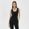 Theory Tiny Tank In Organic Cotton In Black