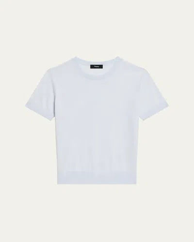 THEORY TINY TEE 2 NEBULOUS ORGANIC COTTON TOP