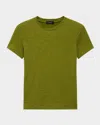 Theory Tiny Tee 2 Nebulous Organic Cotton Top In Green