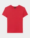 Theory Tiny Tee 2 Nebulous Organic Cotton Top In Cherry