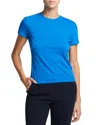 Theory Tiny Tee 2 Nebulous Organic Cotton Top In Denim Blue