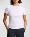 Theory 2 Nebulous Organic Cotton Tiny Tee In Soft Iris