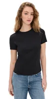 Theory Crew Neck Short-sleeved T-shirt In Black