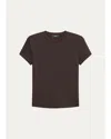 Theory Tiny Tee Cacao In Brown