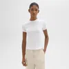 Theory Tiny Tee In Organic Slub Cotton In White