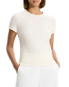 Theory Tiny Tee In Organic Cotton In Ivory