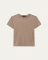 Theory Tiny Tee In Walnut